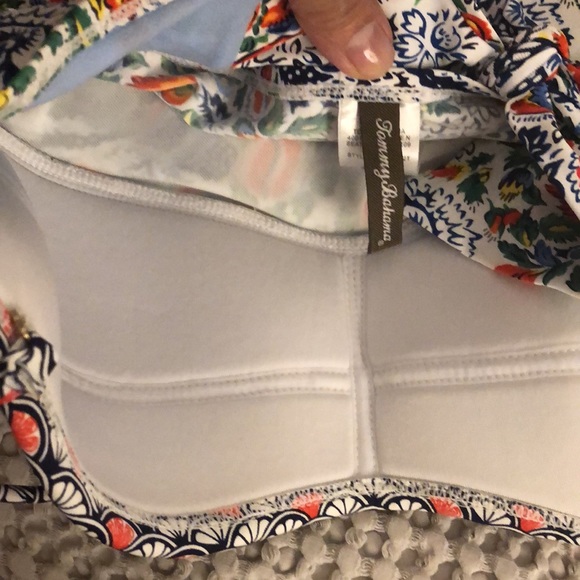 Tommy Bahama tankini top adjustable tie back Sz M excellent condition - Picture 5 of 8
